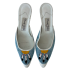 Rare Signed Manolo Blahnik Beaded Mules (36)