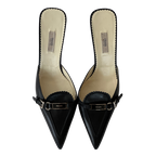 Prada Logo Mules (38.5)
