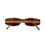 90's Chanel Logo Sunglasses Tortoise