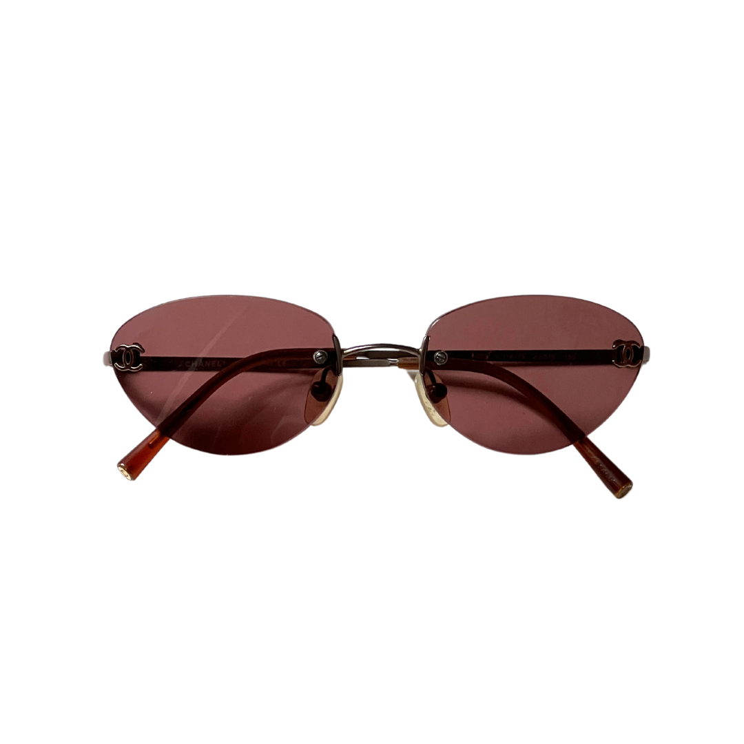 90's Chanel Logo Sunglasses