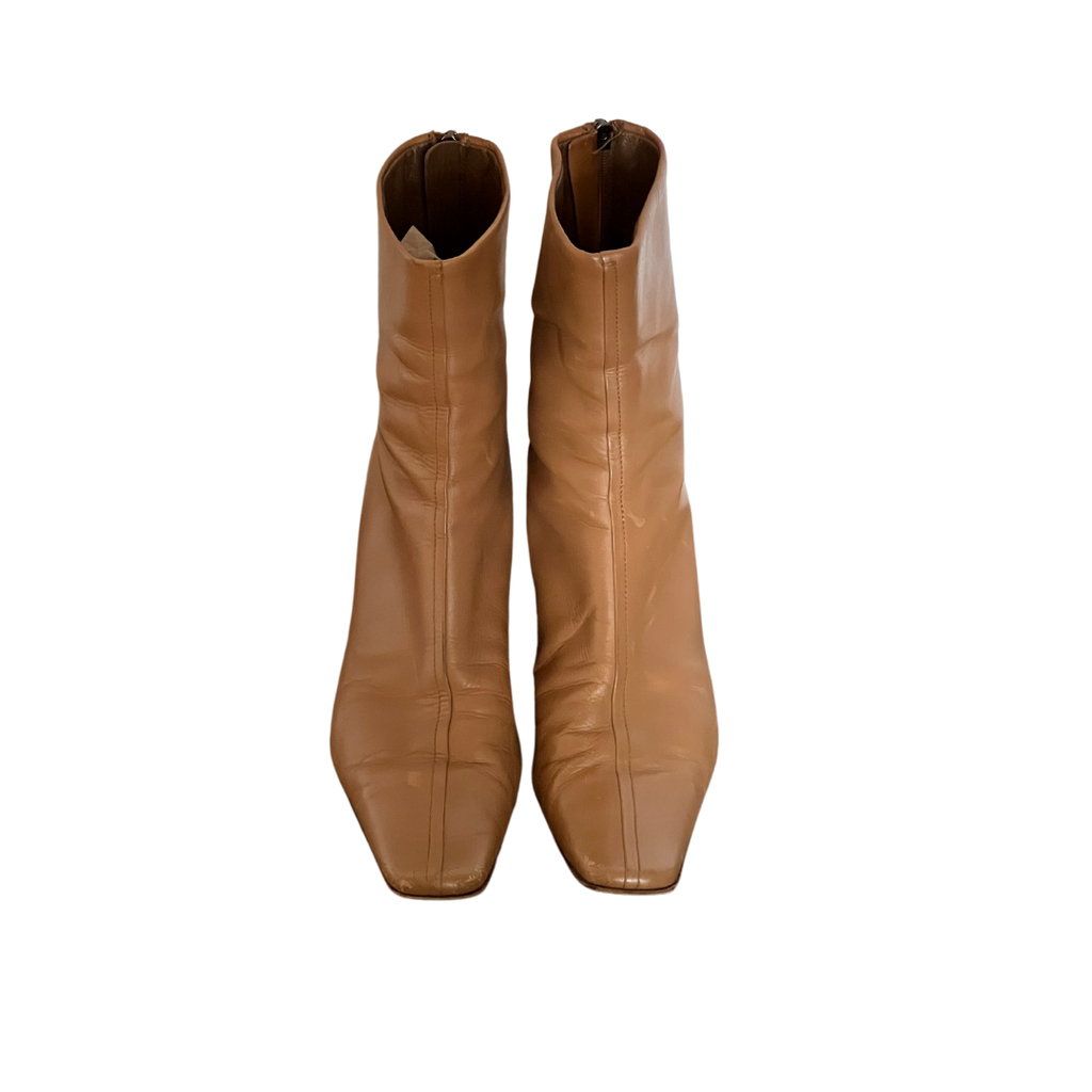 2001 Prada Square Toe Boots (38.5)