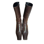 90's Prada Square Toe Boots (39.5)
