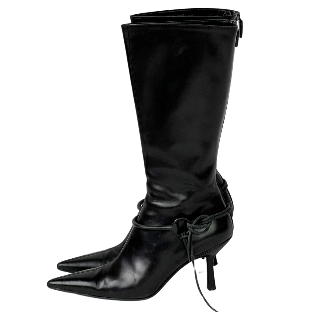 Tom Ford Era Gucci Riding Boots Black (38)