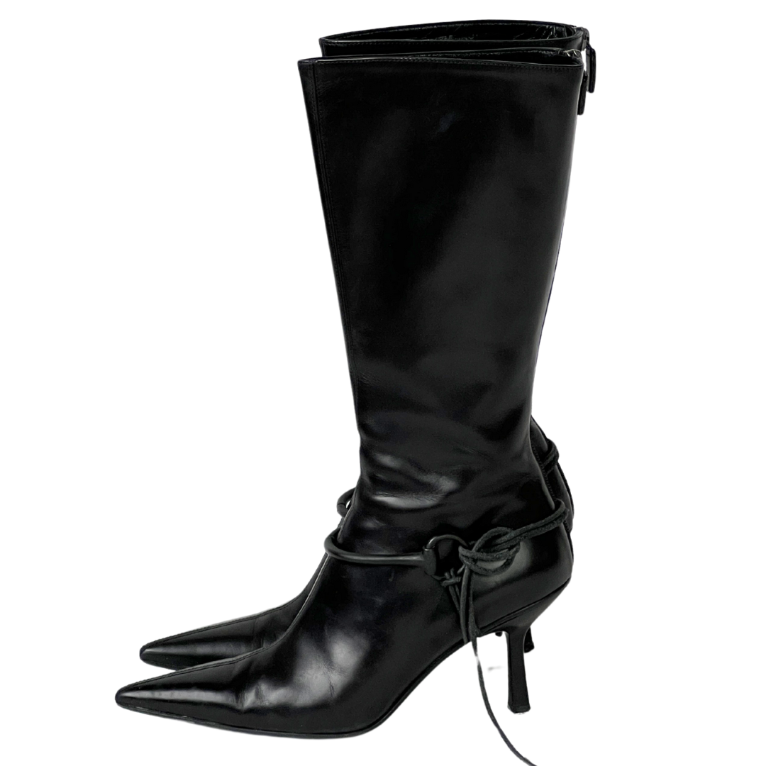 Tom Ford Era Gucci Riding Boots Black (38)
