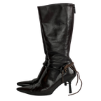 Tom Ford Era Gucci Riding Boots Chocolate Brown (38)