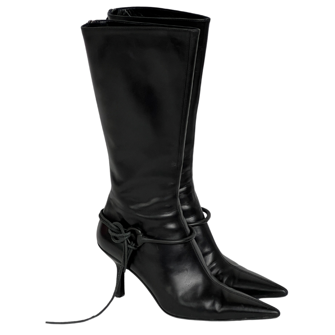 Tom Ford Era Gucci Riding Boots Black (38)