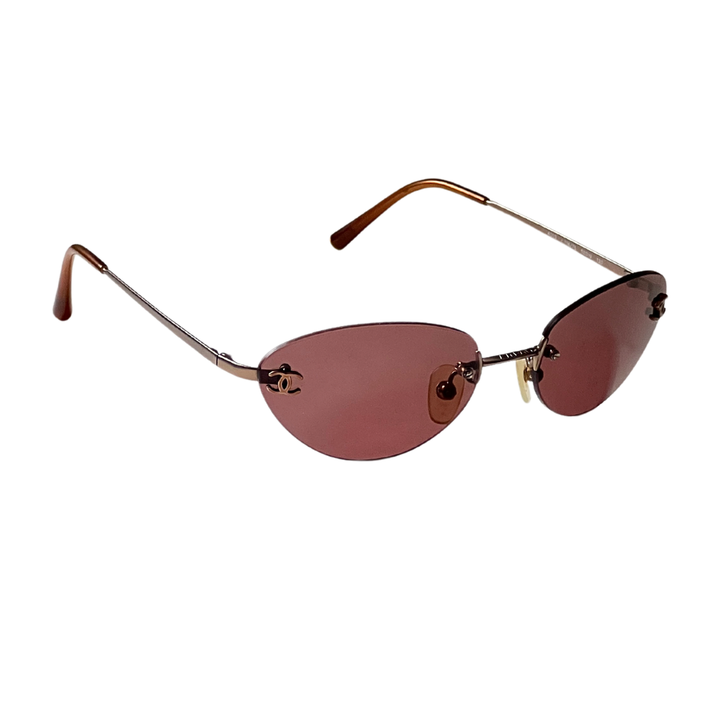 90's Chanel Logo Sunglasses