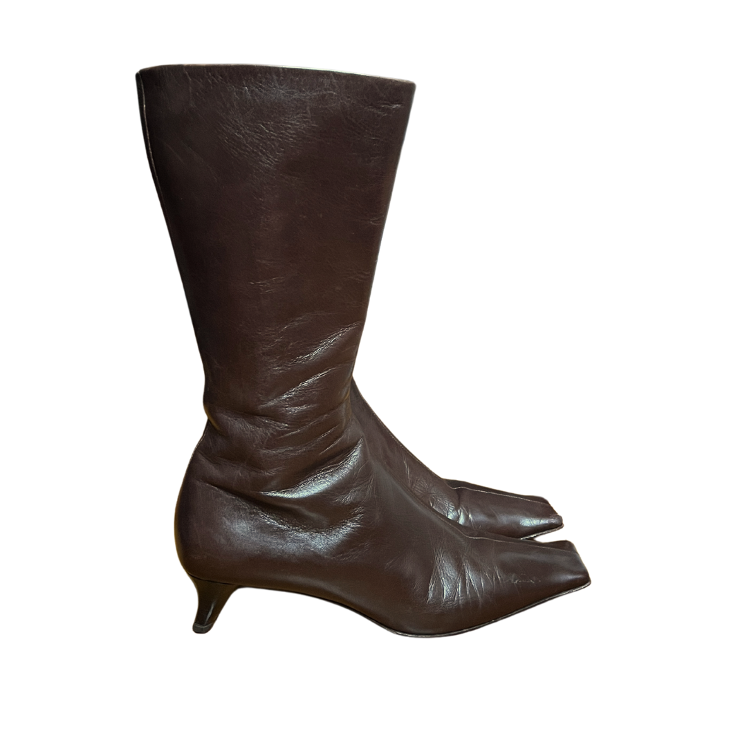 90's Prada Square Toe Boots (39.5)