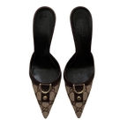 Tom Ford Era Gucci Monogram Mules (36.5)