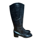 90's Chanel Logo Boots (41.5)
