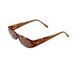 90's Chanel Logo Sunglasses Tortoise