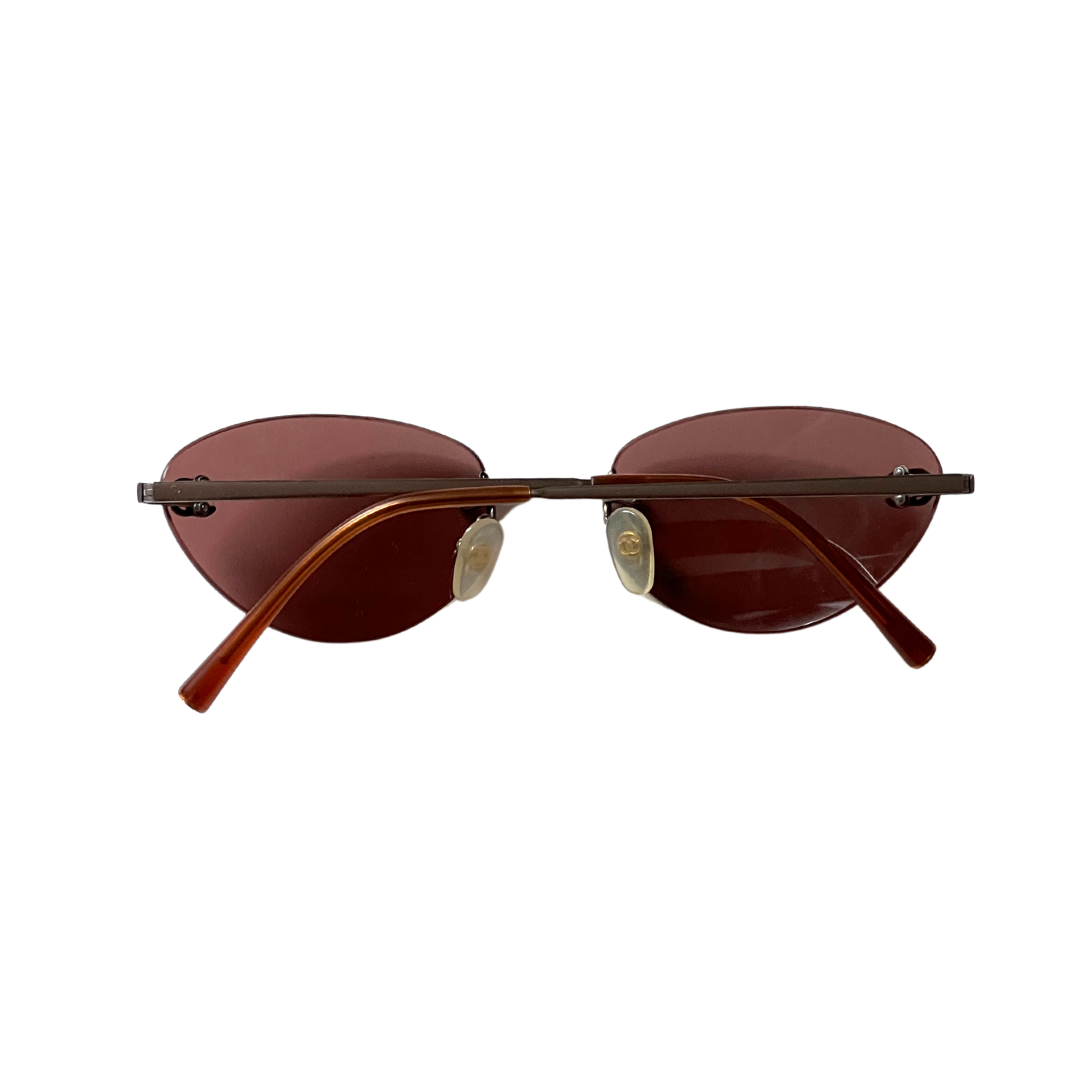 90's Chanel Logo Sunglasses