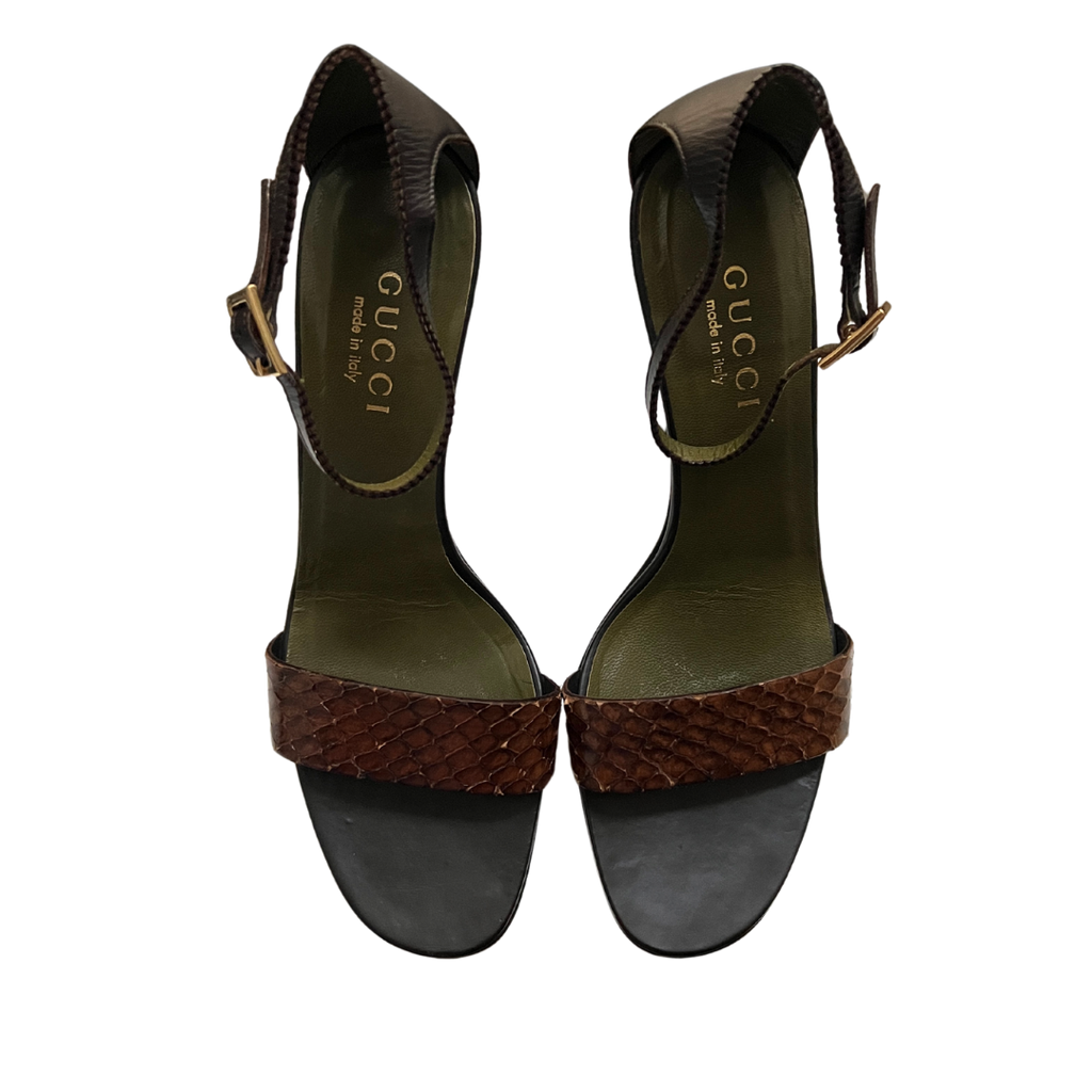 Tom Ford Era Gucci Python Heels (37.5)