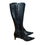 Classic Chanel Logo Boots (36.5)