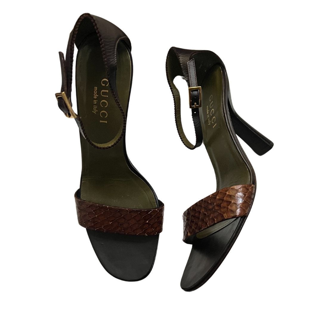 Tom Ford Era Gucci Python Heels (37.5)