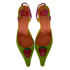 Ultra Rare Escada Strawberry Slingbacks (36.5)