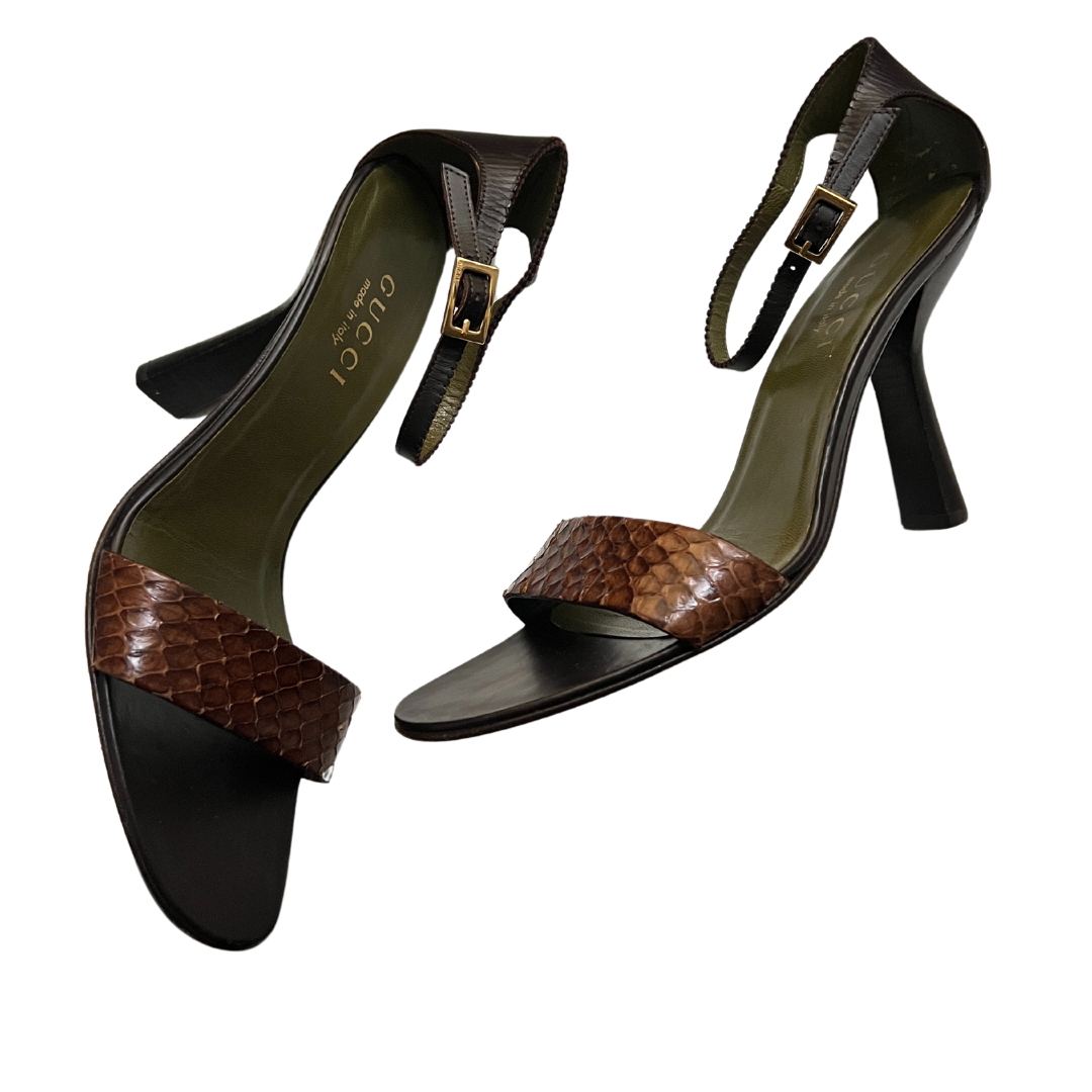 Tom Ford Era Gucci Python Heels (37.5)