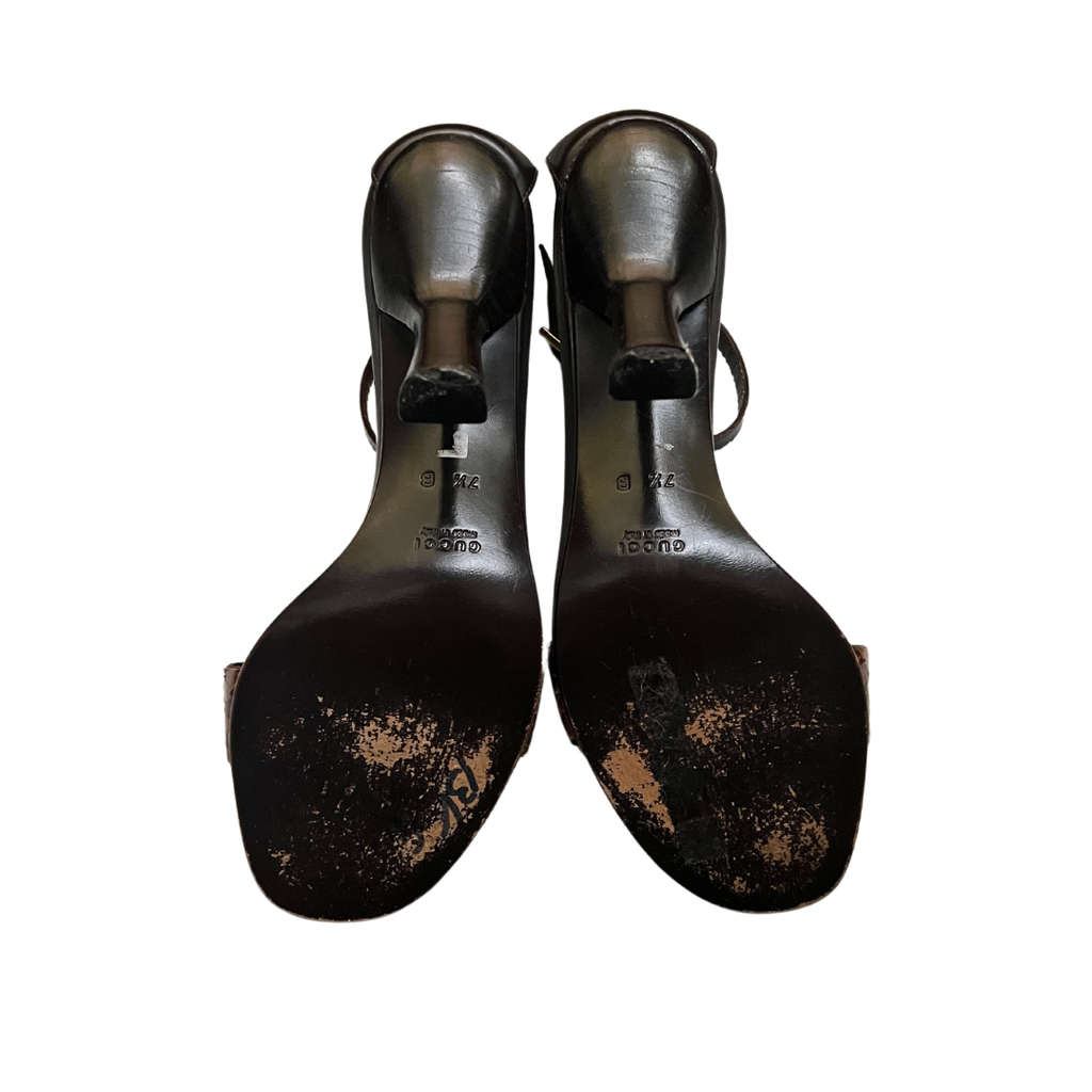 Tom Ford Era Gucci Python Heels (37.5)