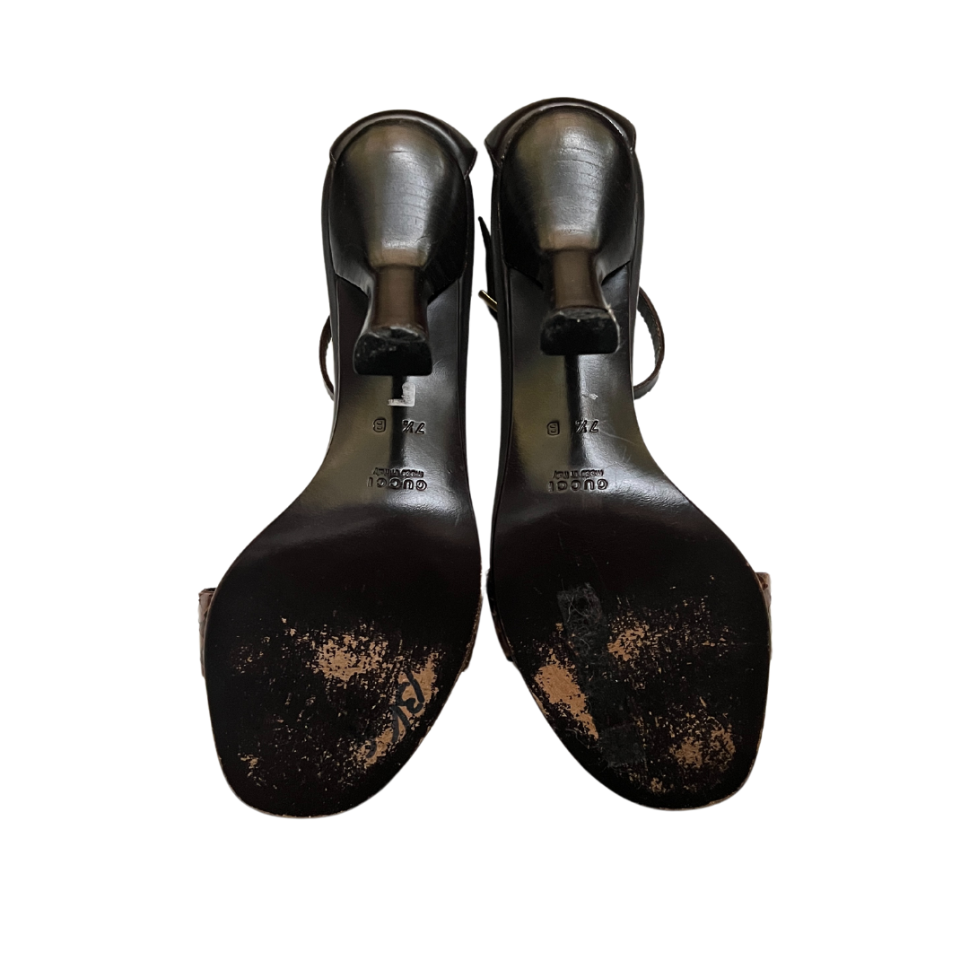 Tom Ford Era Gucci Python Heels (37.5)