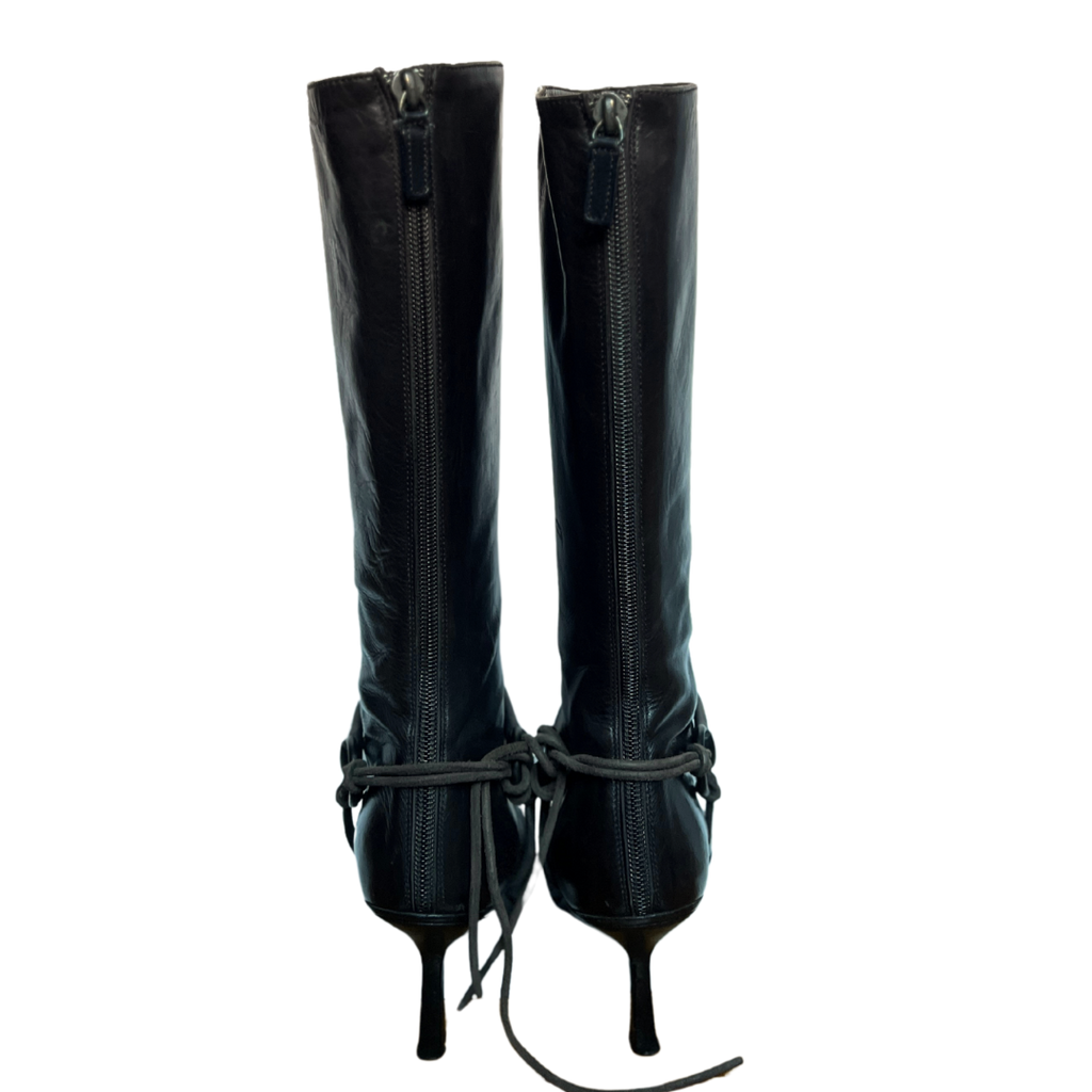 Tom Ford Era Gucci Riding Boots Chocolate Brown (38)