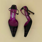 Manolo Blahnik Square Toe Heels (36.5)