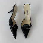 Prada Logo Mules (38.5)