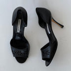 Rare Manolo Blahnik Laser-cut D'orsay Pumps (39)