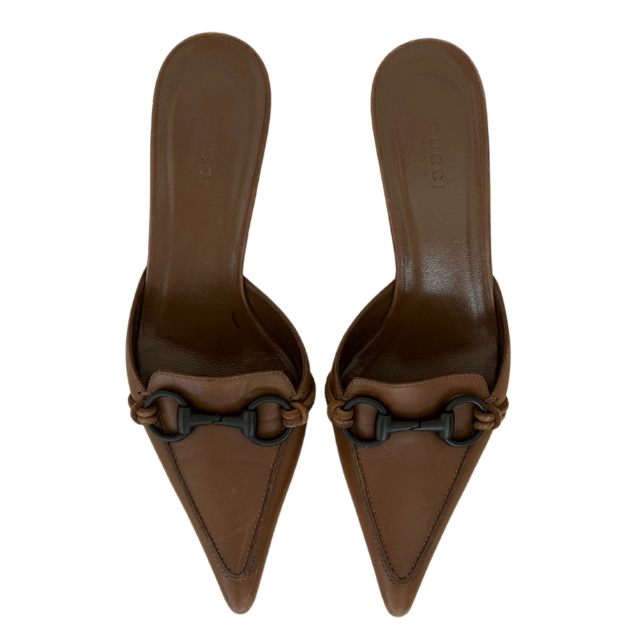 Tom Ford Era Gucci Horsebit Mules (36.5)