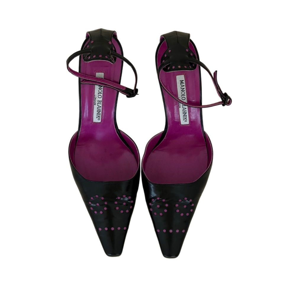 Manolo Blahnik Square Toe Heels (36.5)